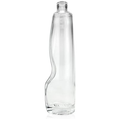 Unique Design transparent Tall Round Finger Wine Glass Bottle 1500ml Empty Glass Bottle With thick Bottom