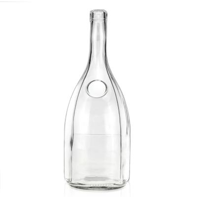 1500ml 700ml Nordic Empty Rum Whisky Spirit Vodka glass bottles 750ml liquor with lids