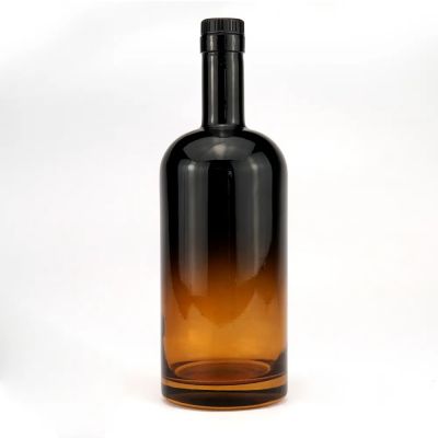 Wholesale Hot Sale 375ml 500ml 750ml Transparent Amber black Wine Glass Bottles