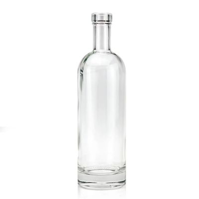 Hot Selling Clear Glass 750ml Bottle Glass Wine whisky Bottles 500ml glass spirit bottle
