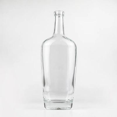 500ml 750ml 1000ml flint glass vodka brandy bottle glass spirits bottle custom spirit vodka glass bottle