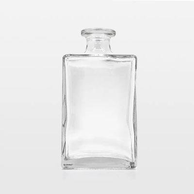 Square Vodka Liquor 200ml 375ml 500ml 750ml Gin Rum Tequila Whisky Brandy Spirit Glass Bottle