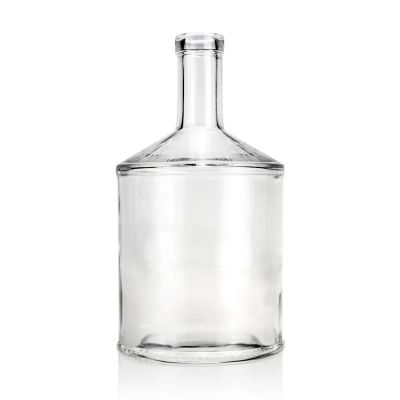 Custom Logo Label Clear Vodka Brandy Whiskey Tequila Screen Printing Frosting Glass Liquor Spirit Bottle Manufacturers 700 Ml