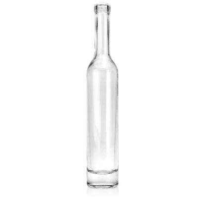 fancy empty 350ml clear olive oil liquor vodka glass bottle design your own glass bottle wholesale