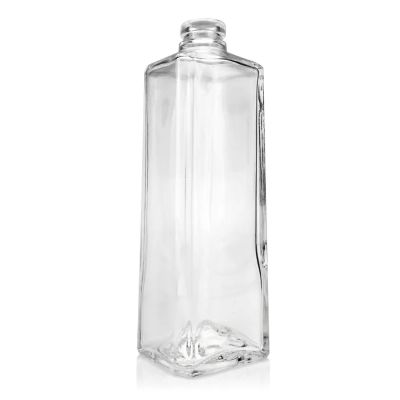 Wholesale Custom 500ml 700ml 750ml Bottle Empty Frosted Vodka Glass Bottle