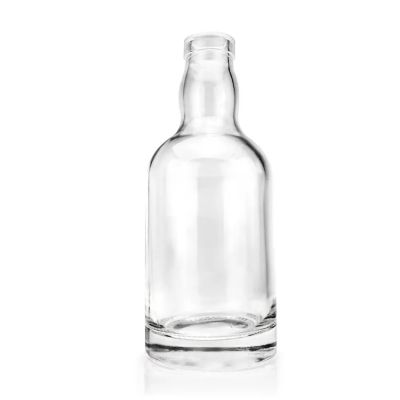 High Quality Creative Shaped Glass Bottle 750ml Red wine bottle can be tilted wine bottle glass decoration