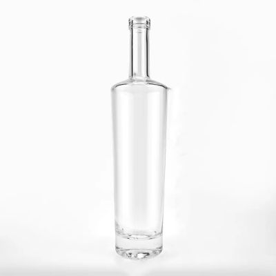 750 ml glass bottle Free Samples Unique Shape Whisky Vodka Gin Glass Liquor Bottle With Glass Liquor Stopper