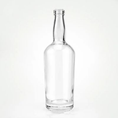 Classic Whiskey Bottle 500 ml Glass Bottle for Vodka Rum Gin Whiskey Bottle with Glass Liquor Stopper