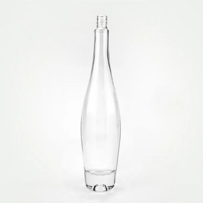 Wholesale 500ml customized Vodka Brandy Whiskey 700ml Glass Beverage Juice Bottle With Lid