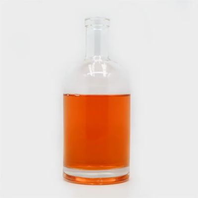 OEM ODM Luxury Liquor Bottle for Brandy gin rum glass bottle for alcoholic beverage liquor