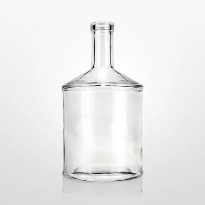 whisky gin vodka glass bottle 375ml 500ml Spirit liquor glass bottle 700ml 750ml glass bottle with cork