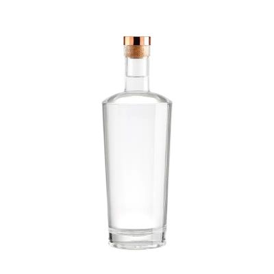 Unique Clear Glass Bottle Empty Whisky Bottle Vodka 500ml 700ml 1000ml Wine Glass Bottle