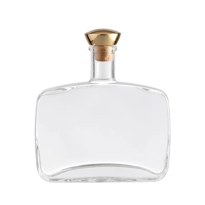 Custom 700ml 750ml Transparent Empty Flint Glass Liquor Wine Whisky Vodka wine glss Bottle