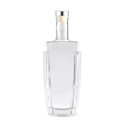 700ml Whiskey Vodka Spirit Glass Bottle For Liquor With Cork
