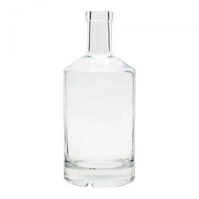 Hot sale 750ml high flint spirit glass bottle for whisky gin rum vodka brandy tequila