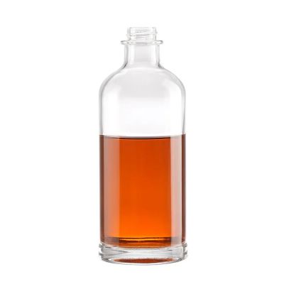 500ml 750ml 1000ml customized clear engraved whiskey gin pulque spirits glass liquor bottles