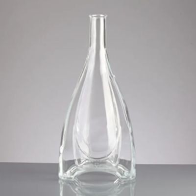 500ml 750ml 1000ml Transparent Round Empty Flint Glass Liquor Wine Whisky Vodka Tequila Bottle
