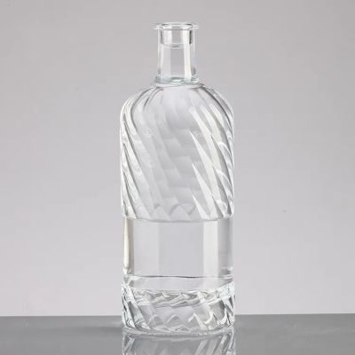 Sprit 500ml 750ml vodka whisky rum gin unbreakable glass bottle