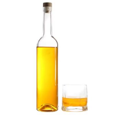 Manufacture Thin Tall Glass Bottles 700ml 750ml Bottle With Cork