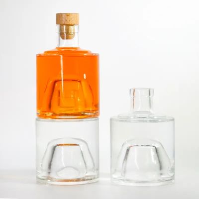 Unique Shape Whiskey Vodka Spirit Bottle 750ml