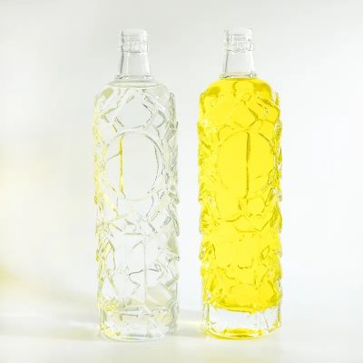 500ml Glass Bottles for Alcoholic Beverages Customizable Design