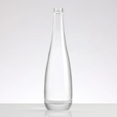 Drop shape glass bottle high quality empty wine/beverage shape