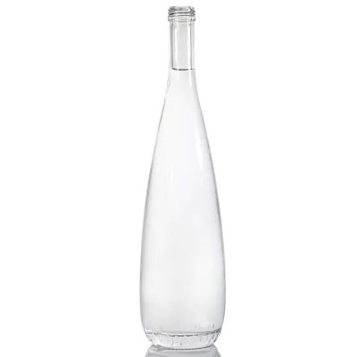 Premium glass drink bottle 750ml glass bottle with cap custom glass bottle