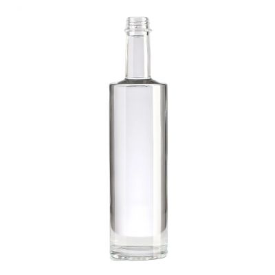 200ml 375ml 500ml 700ml 750ml 1000ml Empty round Vodka Spirit Whisky Wine Glass Bottle for Liquor with cork