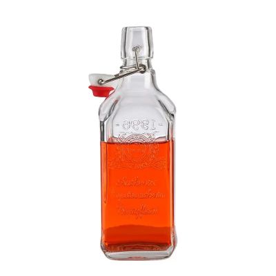 Premium Empty Cylinder Liquor Wine 750ml Glass Vodka Bottle 480ml wine glass bottle with caps wholesale