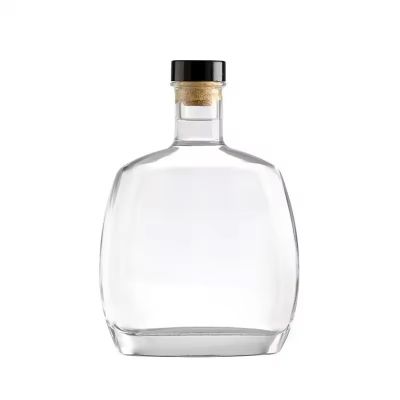 Luxury Crystal Brandy Glass Bottle Spirits Whisky Vodka Gin Rum Liquor 500ml 750ml Alcohol Bottle XO Glass Wine Empty Bottles