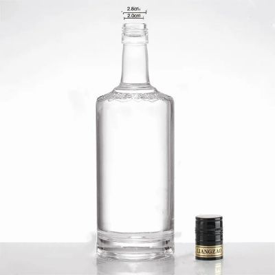 Wholesale frosted wine premium beverage whiskey vodka liquor glass bottle with best quality