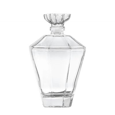 China Factory Super Flint glass bottle 750ml Custom Design Creation glass bottle for Brandy, Vodka, Whiskey liquor