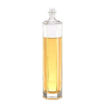 OEM factory hard empty beverage 750ml xo liquor whisky foreign wine glass bottle with caps