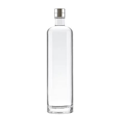 Factory Price 250ml 500ml 750ml 1000ml Glass Bottle Clear Whiskey Vodka Brandy Glass Bottle