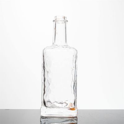 750ml empty glass bottle vodka gin rum clear custom wine gin rum bottle custom logo