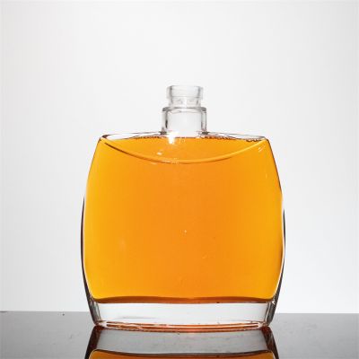 Glass Bottle Whisky Vodka Spirit Wine Bottle Hot Sale Custom 200ml 375ml 500ml 700ml 750ml 1000ml Customized Beverage Clear Cork
