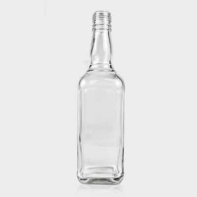 Free Sample Wholesale Frost Gin Vodka Ice Wine round bottle Glass Bottle with Cork 550ml