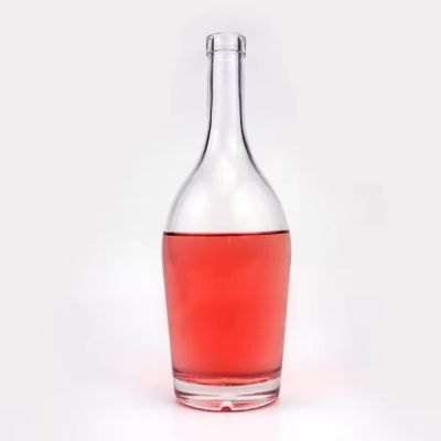 700ml Classic custom design vodka liquor glass bottles with corks