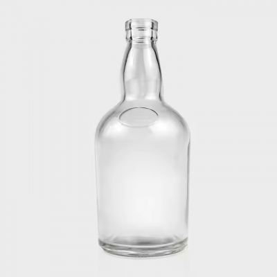 Empty Flint 50cl 70cl Glass Vodka Bottle Spirit Vodka Bottle 500ml 700ml Wholesale Glass Liquor Bottles