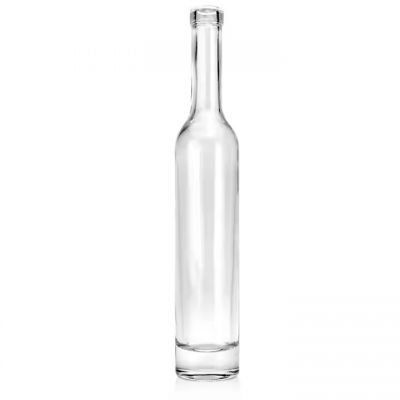 Wholesale Round Vodka Glass Bottles 375ml Ice Wine Glass Whisky Gin Bottle