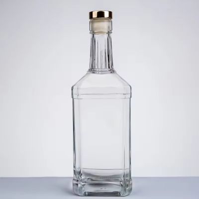 500ml liquor glass liquor bottle brandy clear glass bottle
