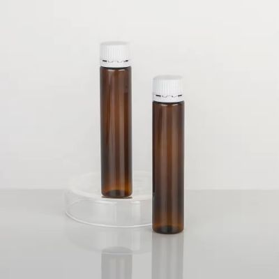 High Quality Plastic Vitamin Bottle PET Clear Amber 30cc Pill Bottle Food Grade Jar