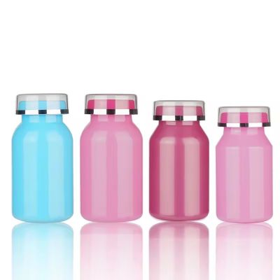 Wholesale Empty Custom Pink Blue Plastic Pil Medicine Tablet Capsule Organizer Container Bottles Vials