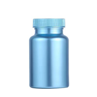 Custom Capsule Tablets Pill Packaging PET Plastic 100ml 120ml 150ml Pills Box Screen Printing Pill Bottle Medicine Screw Cap
