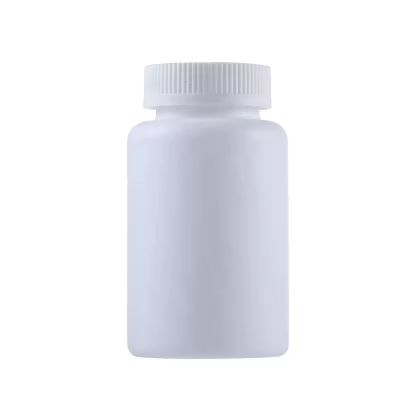 White Health Products Bottles PET Pill Capsule Vitamin Tablet Supplement Small Medicine Bottle Empty Containers in STOCK Plastic
