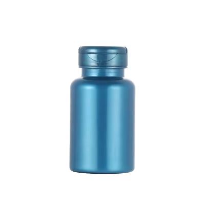 IN STOCK Supplement Packaging Plastic Glossy Bottle Manufacturer Pet with Lid Plastic Pill Bottles Pharmaceutical Capsule