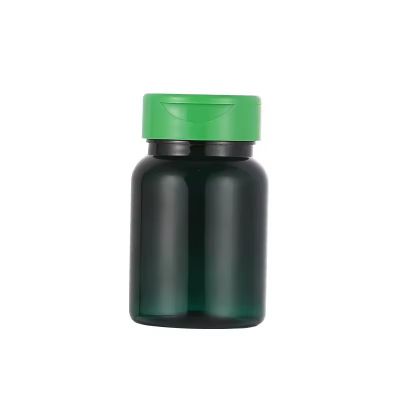 IN STOCK Green Plastic Empty PET Bottle Bank Powder Pill Tablets Bath Salt Sample Empty Medecine Bottles for Vitamin Supplement