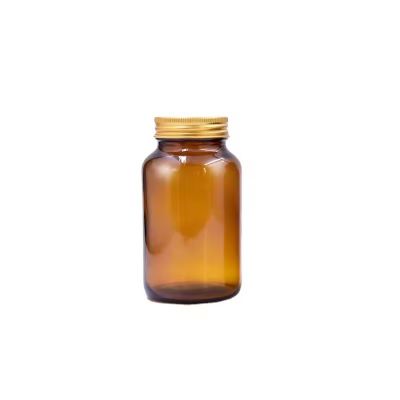 250ml apothecary glass jar with lid with cap