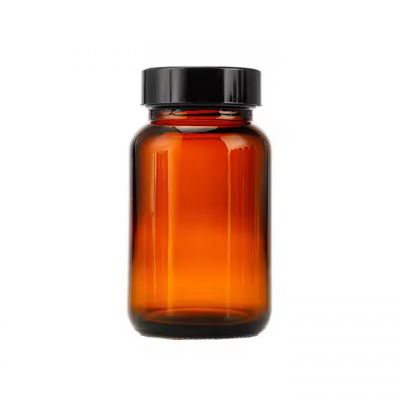 Pharmaceutical amber 60ml 75ml 100ml 120ml 150ml 250ml 300ml 400ml 500ml amber empty medicine glass bottle