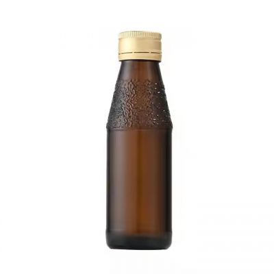 100ml Brown Amber Round Glass Oral Liquid Bottles With Plastic/Aluminum Cap